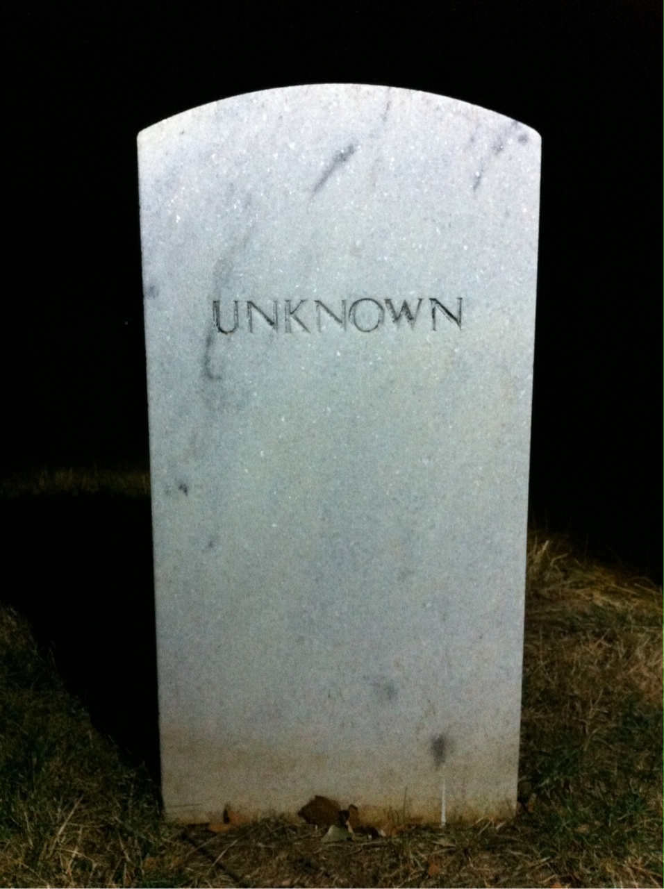 Headstone of Unknown Unknown