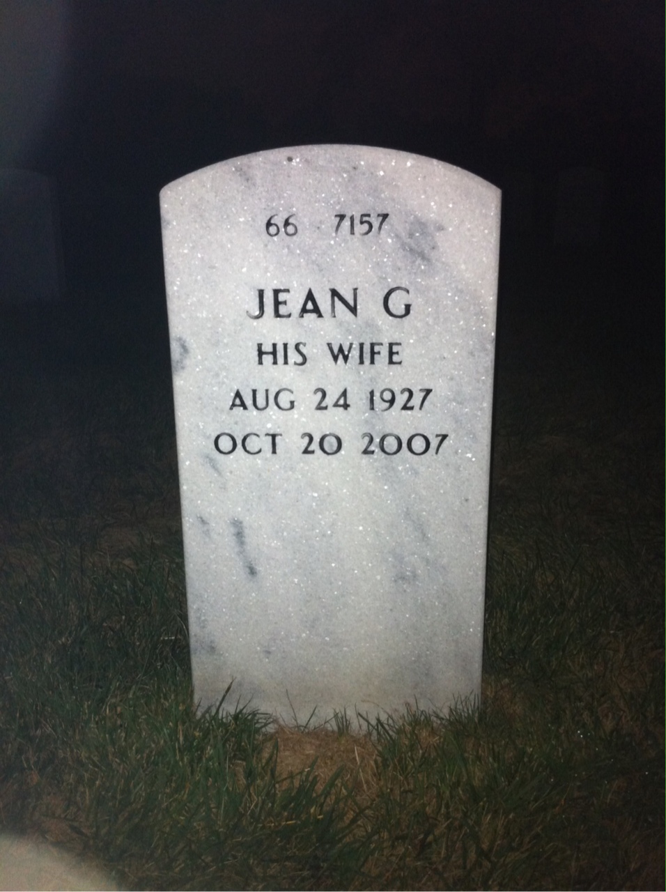 Back of headstone — Richard Henning