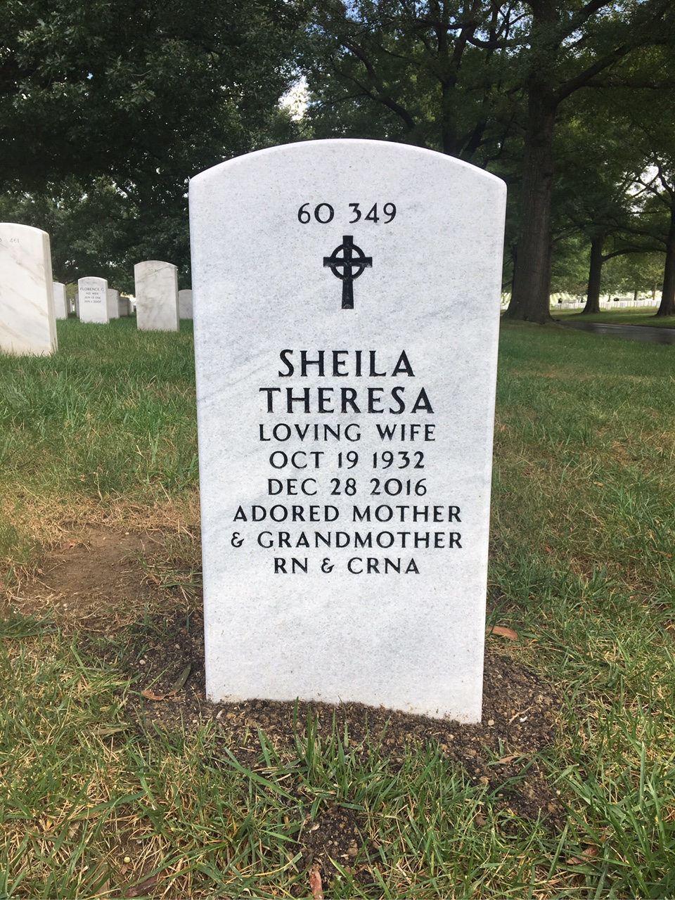 Back of headstone — Edmund Looney