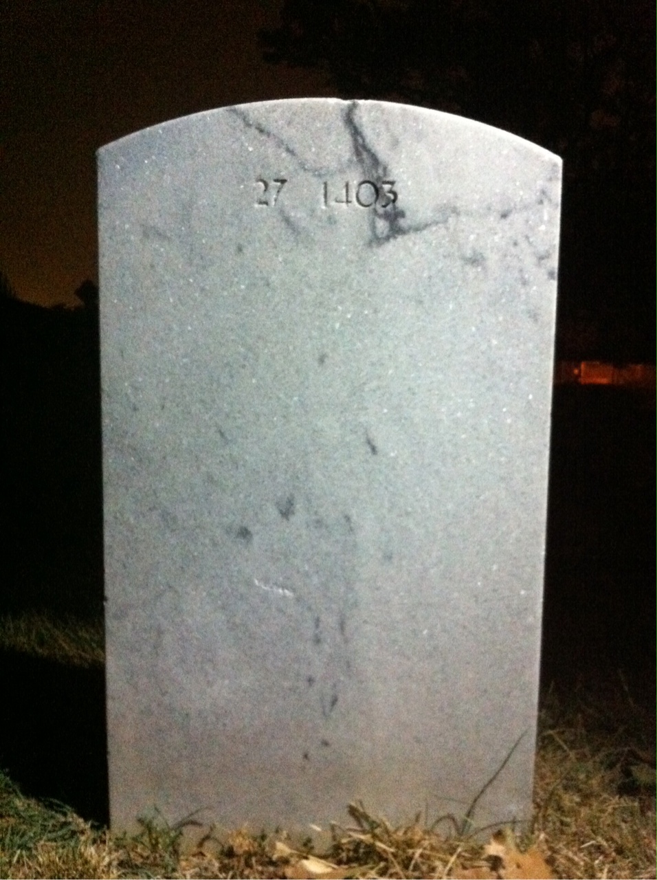 Headstone of Unknown Unknown