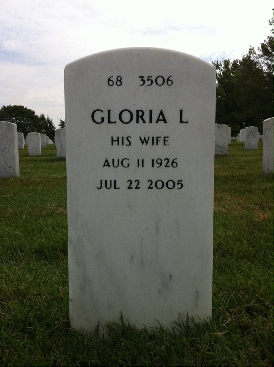 Back of headstone — Charles Sexton