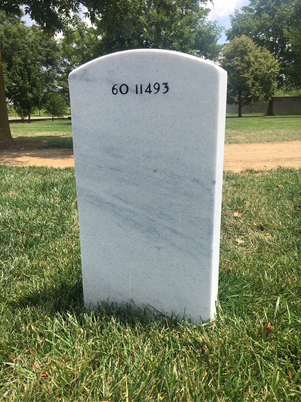 Back of headstone — William Ryan Owens