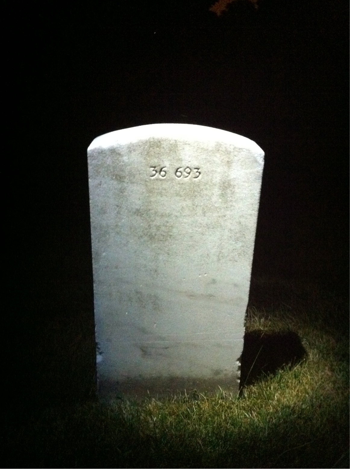 Back of headstone — Carmen Montijo