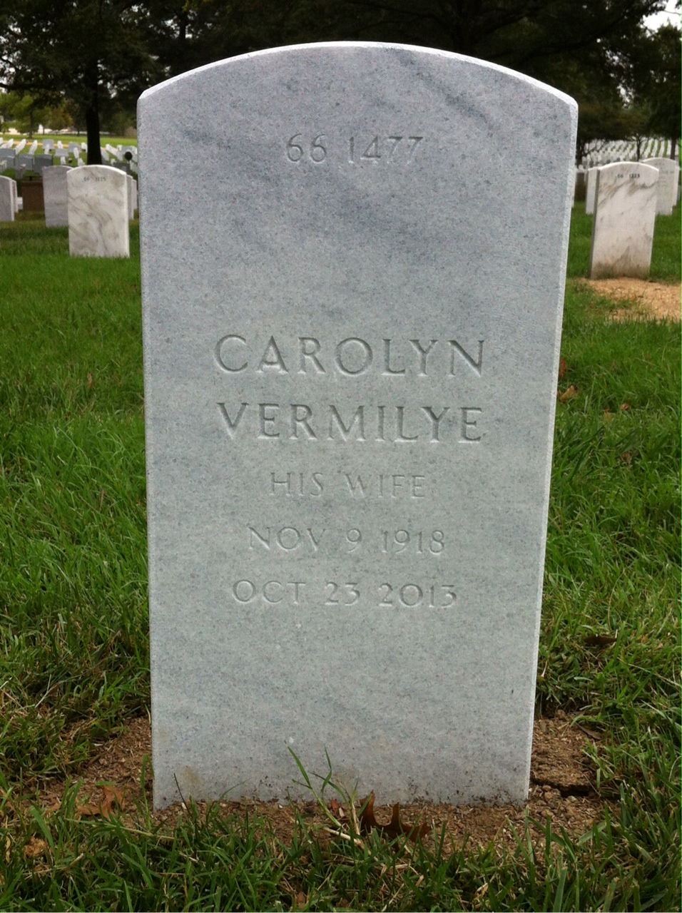 Back of headstone — William Ruhe