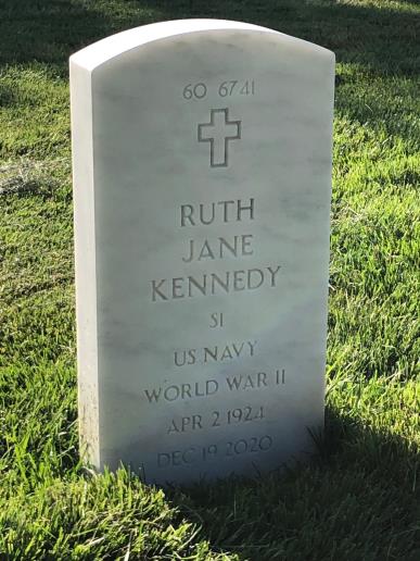 Back of headstone — Arthur Kennedy