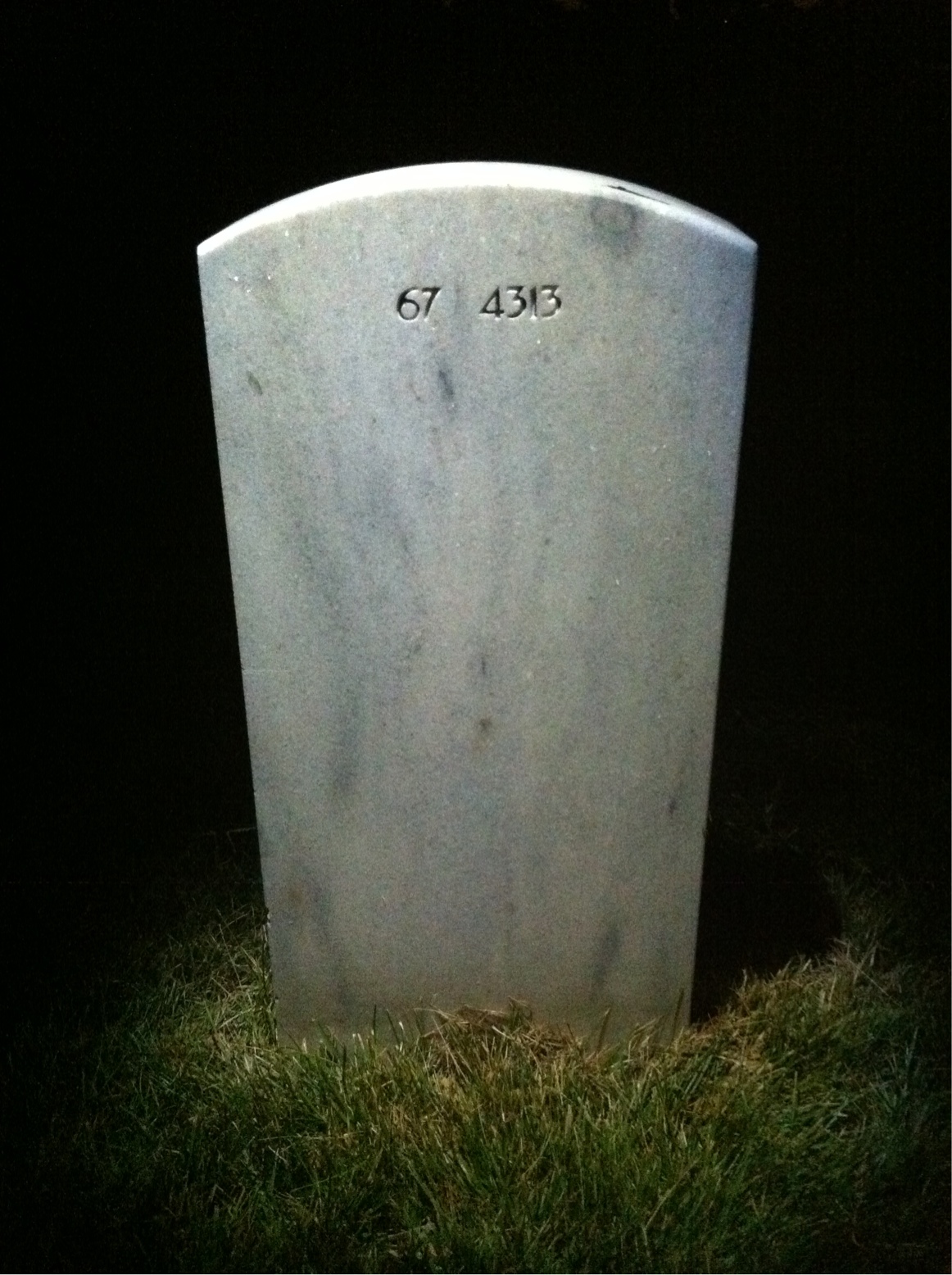 Back of headstone — Silvano Piferi