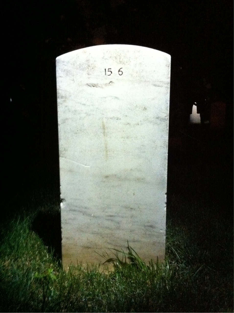 Back of headstone — Artie Anderson