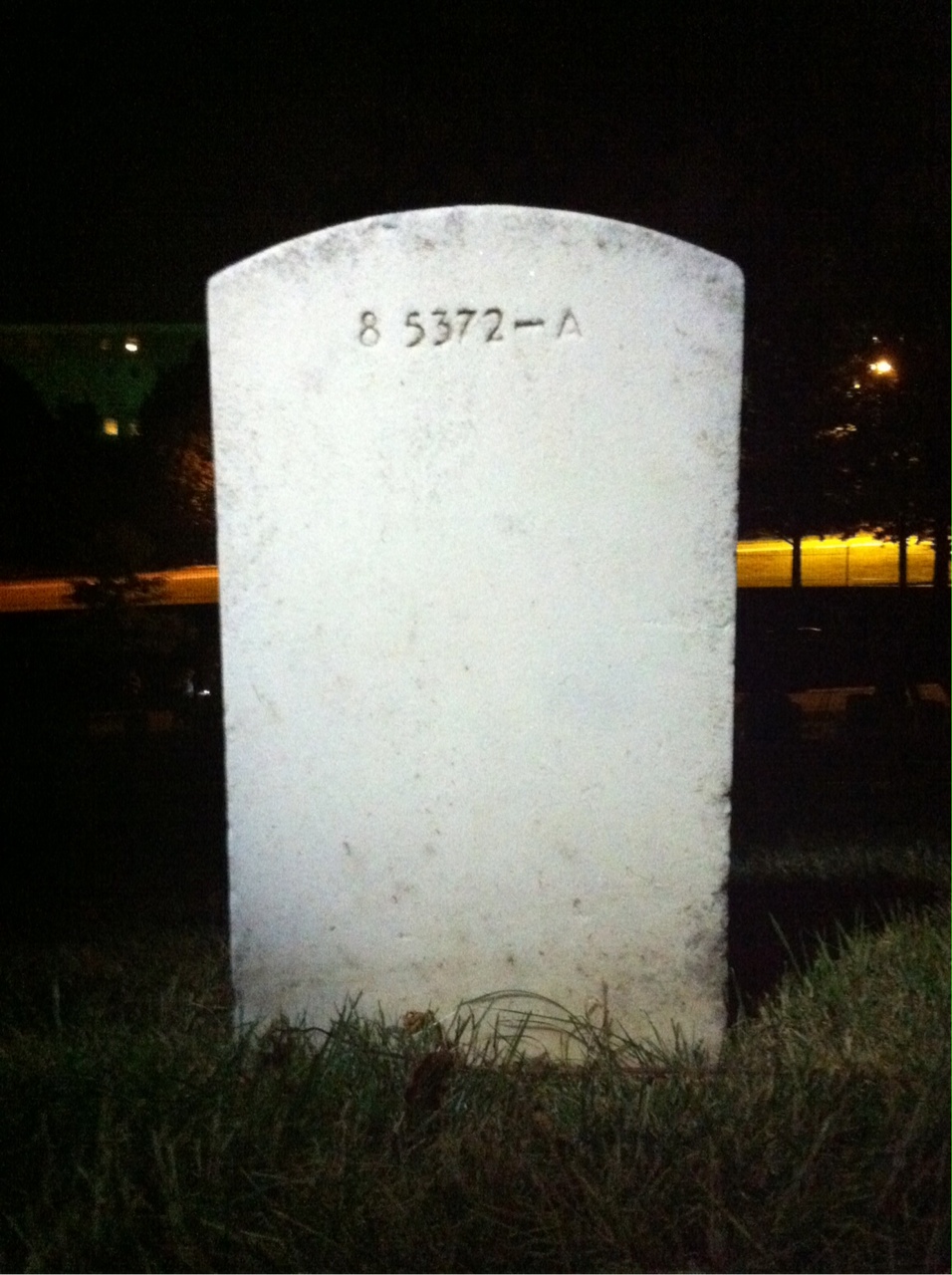 Back of headstone — Paul Croarkin
