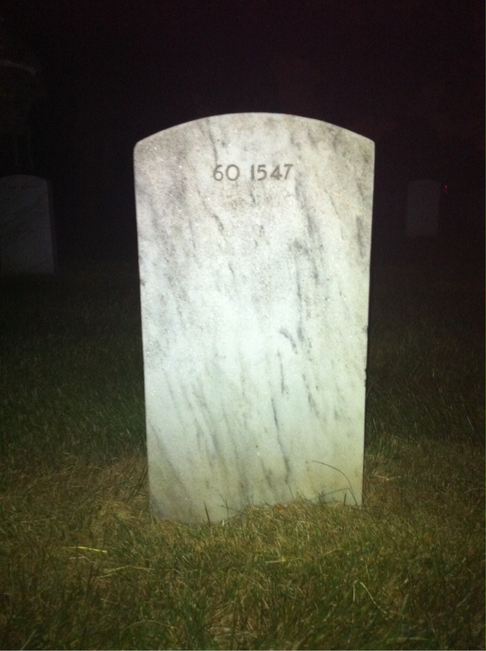 Back of headstone — Frank Crimmins