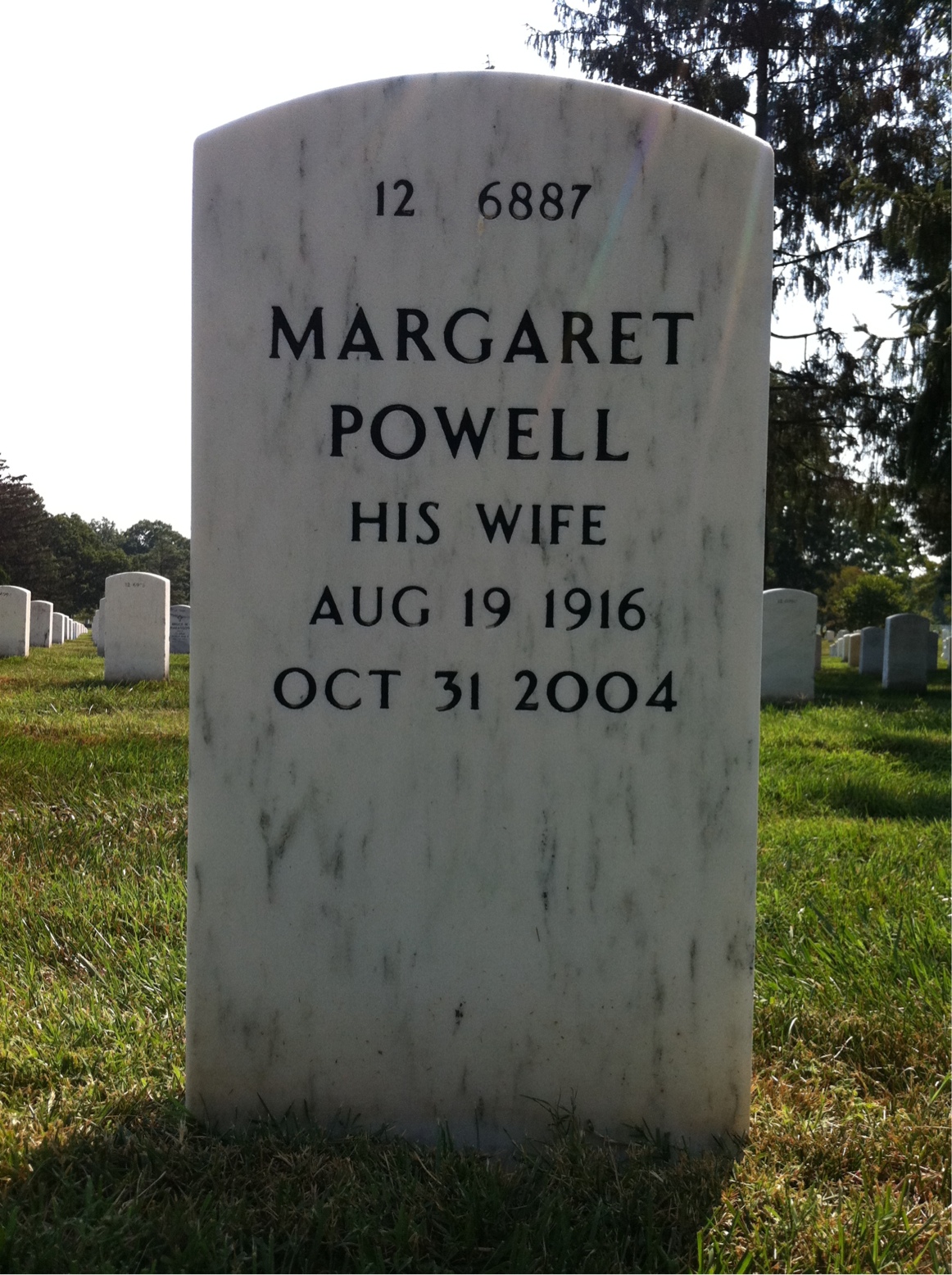 Back of headstone — Henry Murzenski