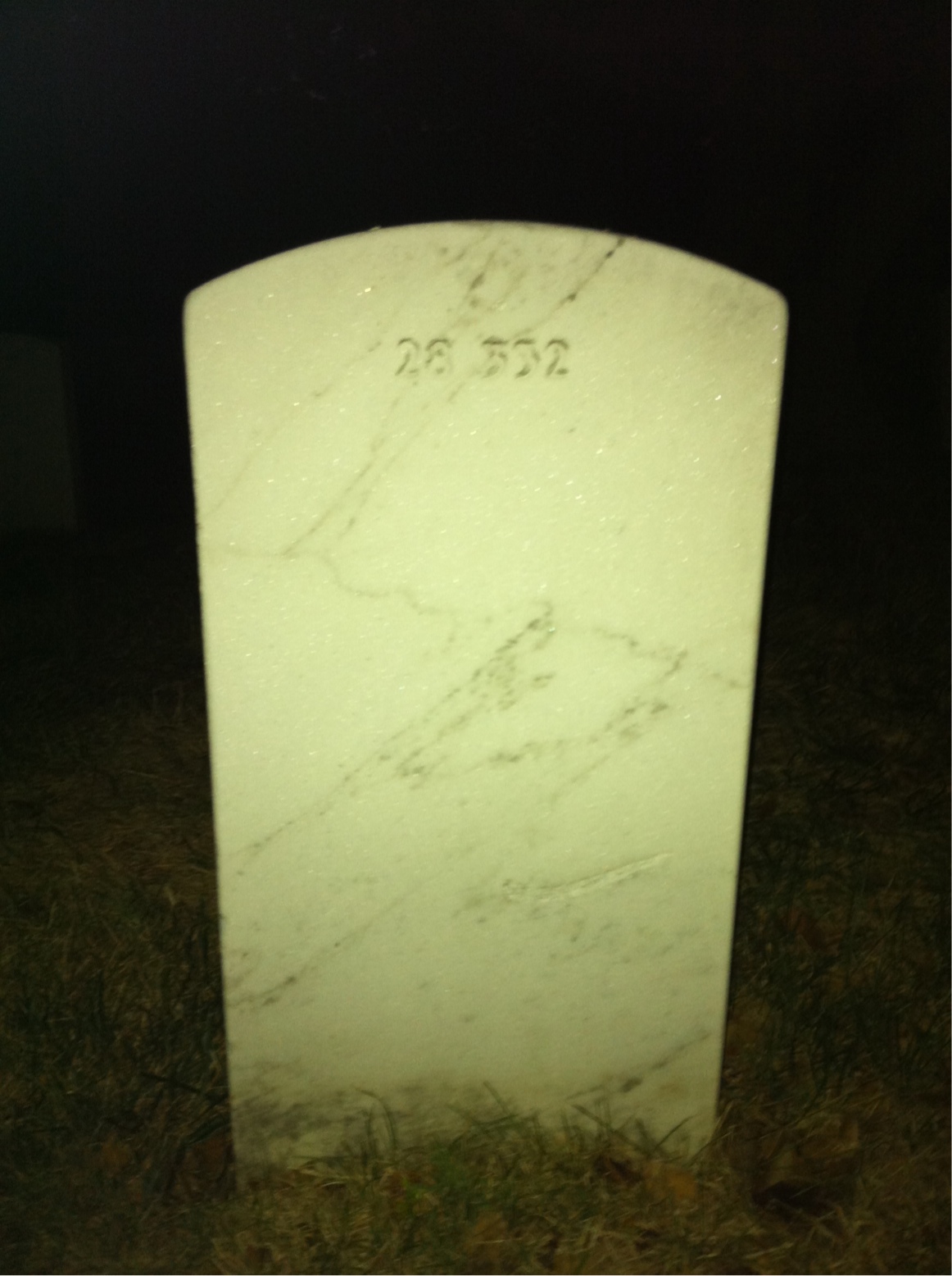 Back of headstone — Willie Boyd