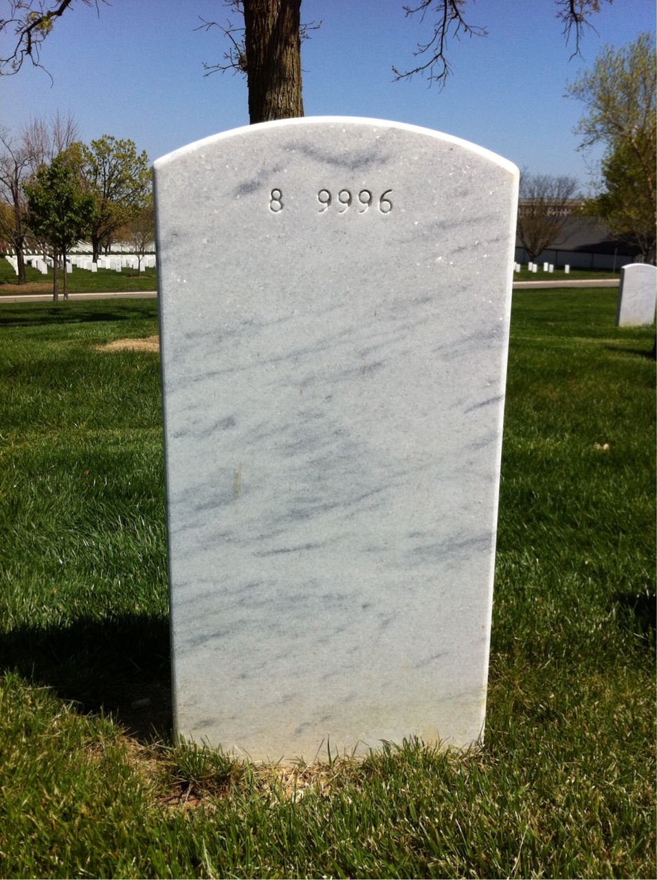 Back of headstone — Thomas Jeffrey Souther