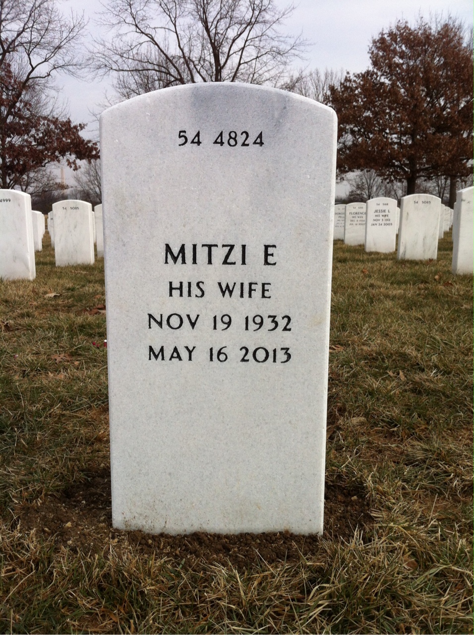 Back of headstone — Samuel Andaloro