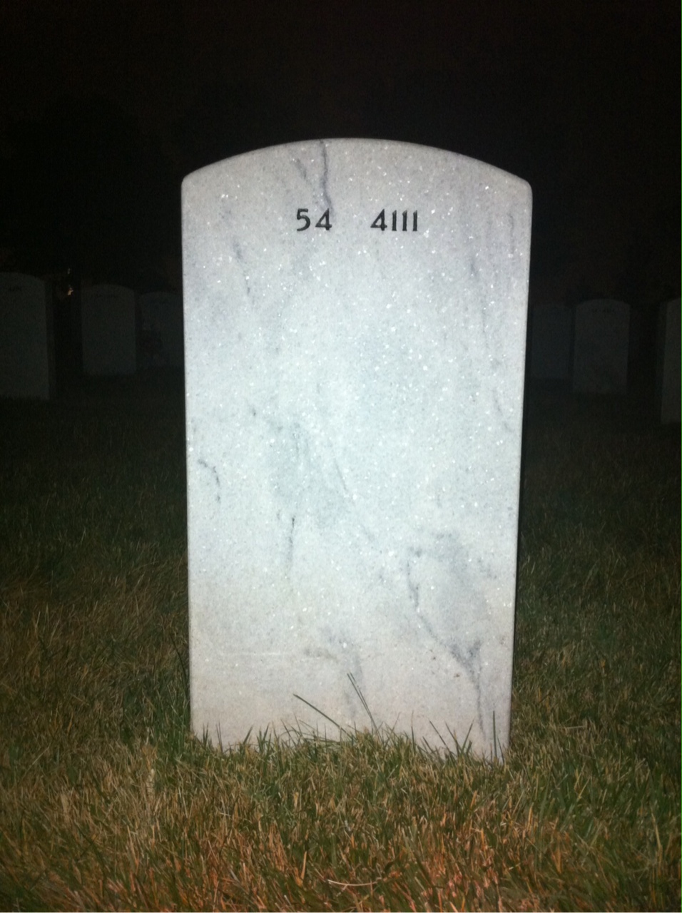 Back of headstone — George Dalton