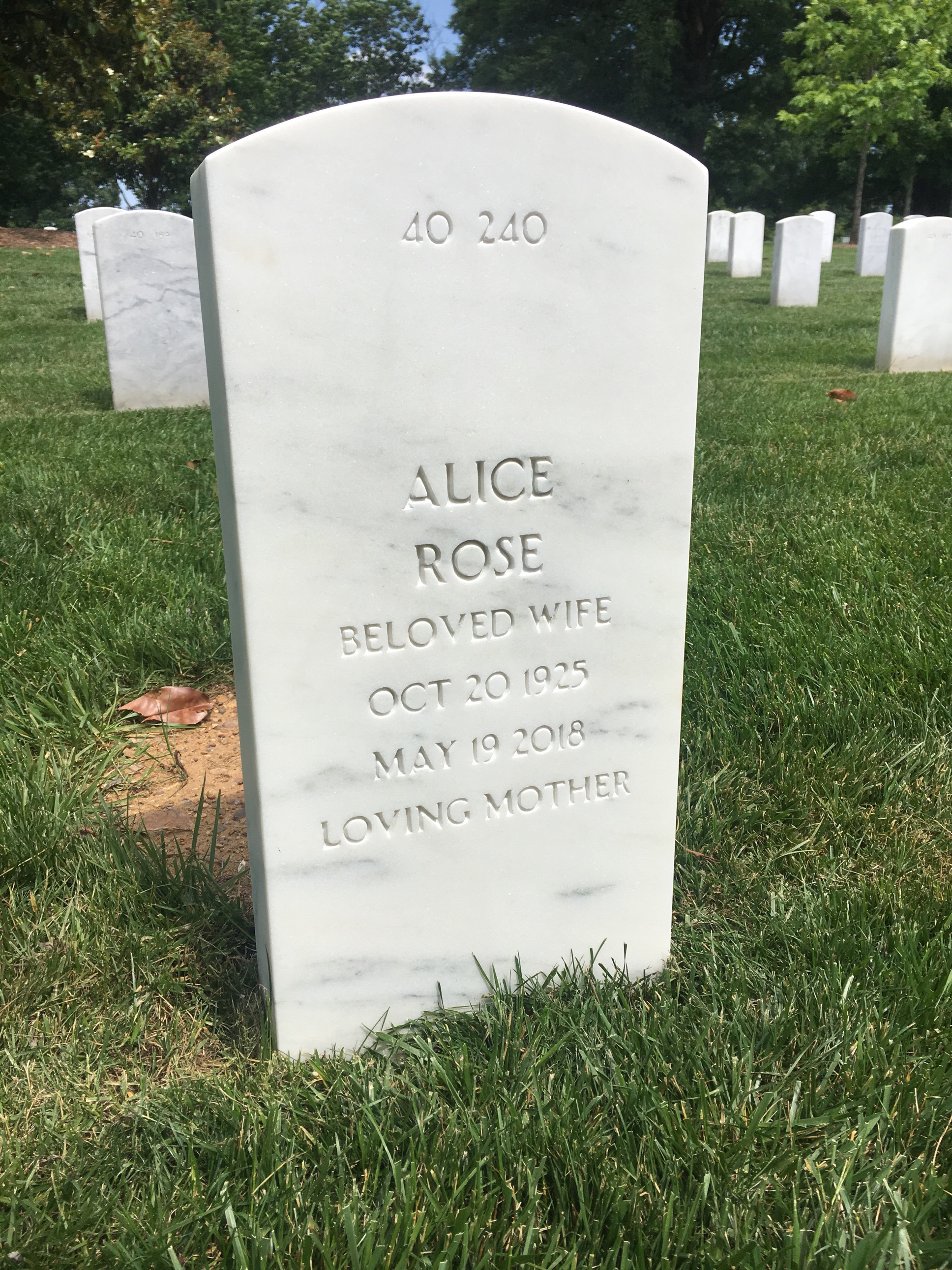 Back of headstone — Christo Zoukis