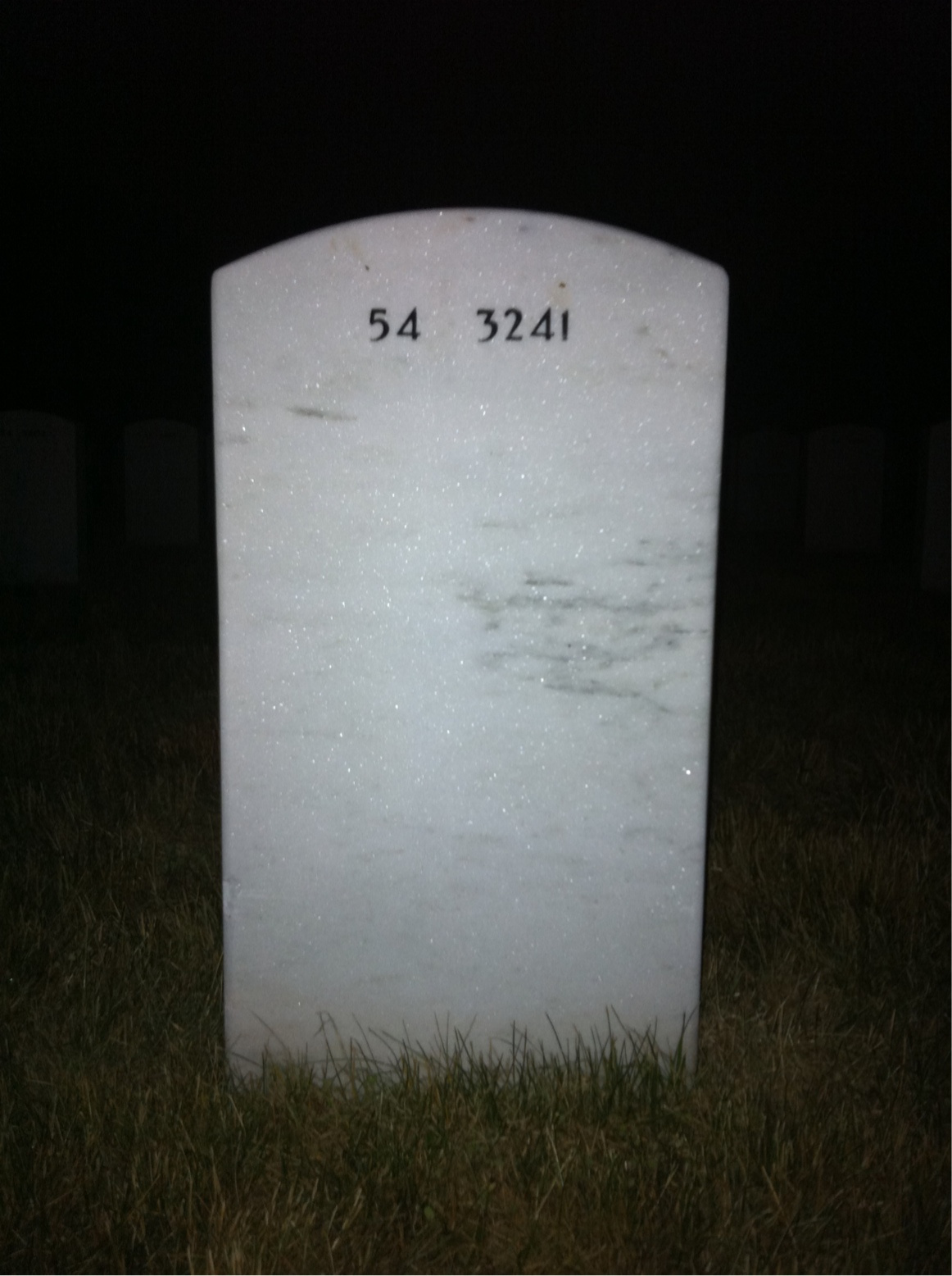 Back of headstone — Ernest Ragonesi