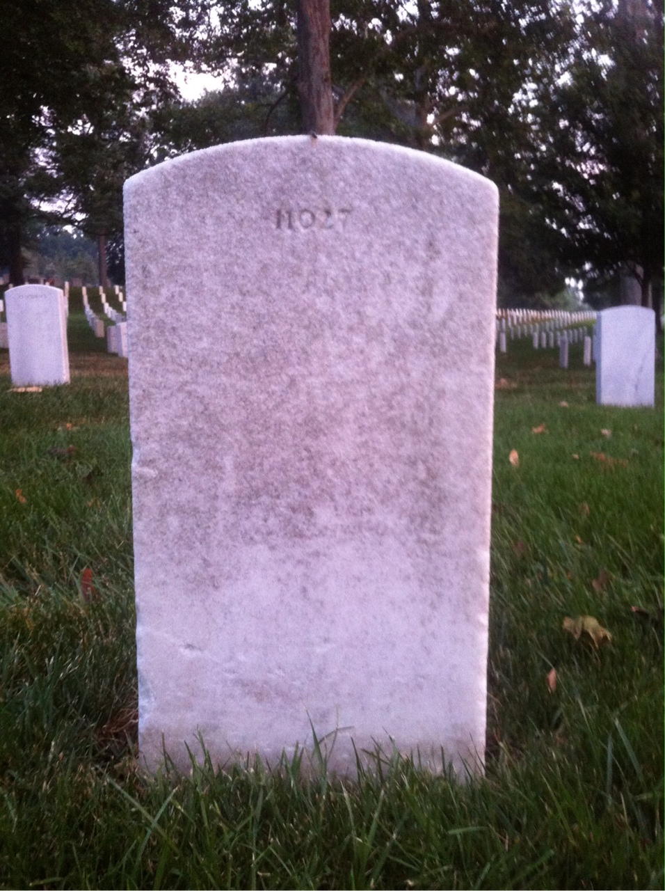 Back of headstone — Charles Morgan
