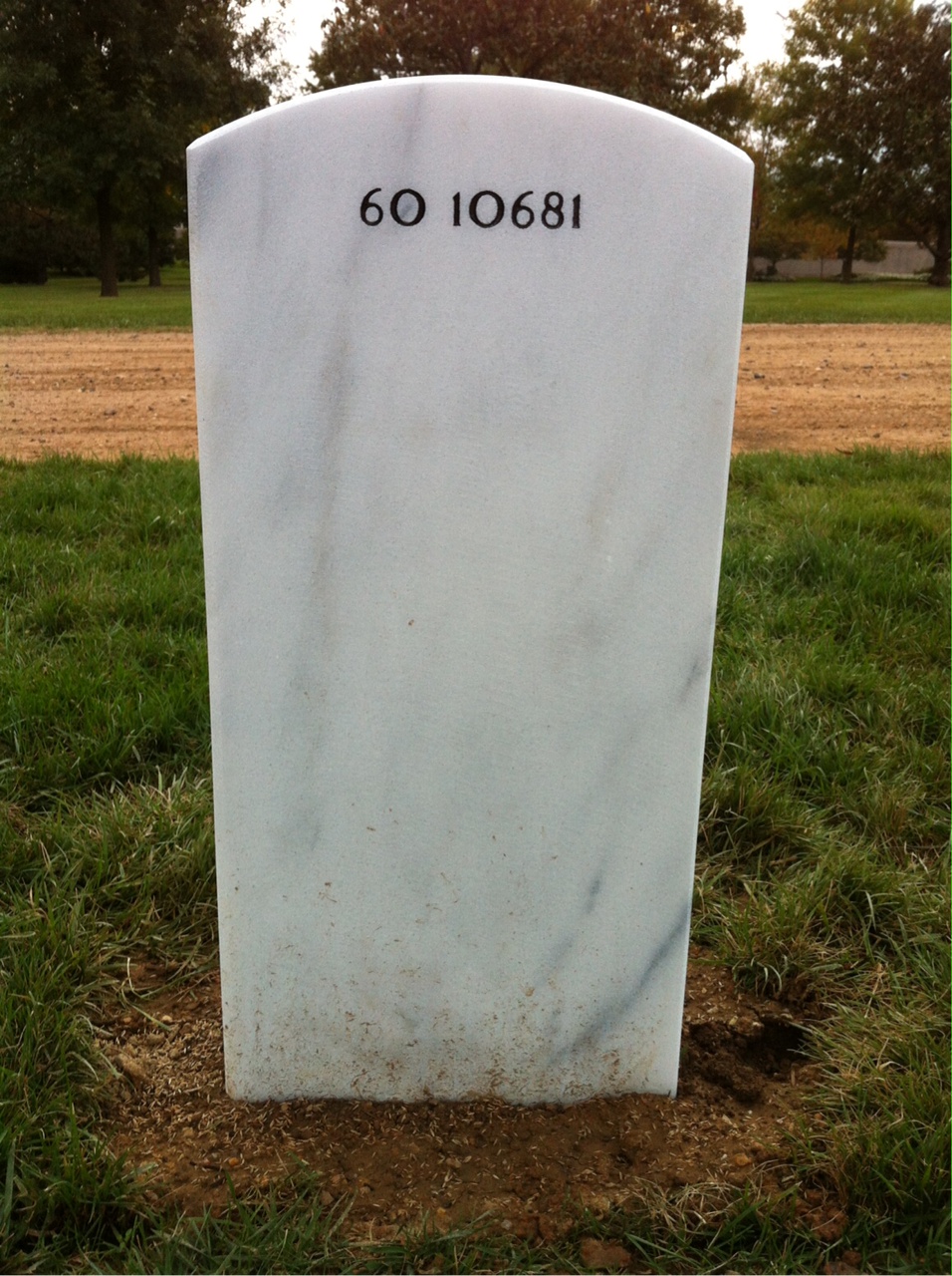 Back of headstone — Michael H Sahlberg
