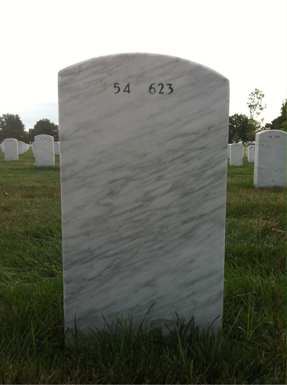 Back of headstone — Francis Monan