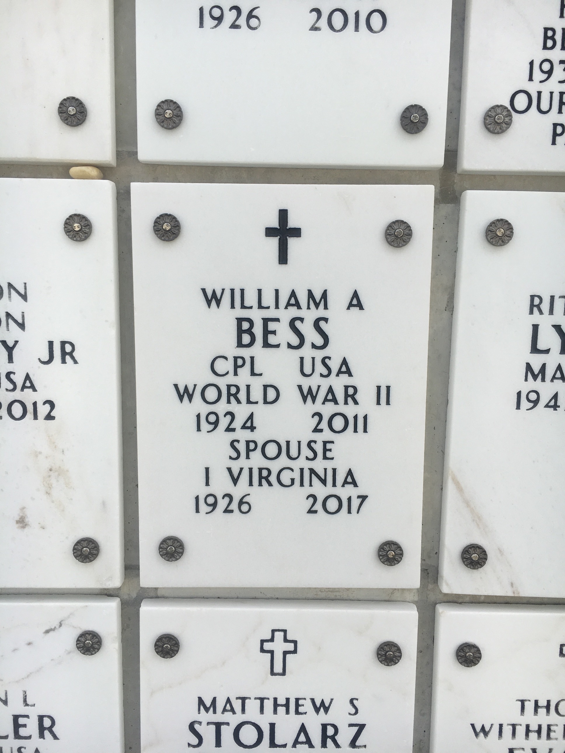 William J Bess
