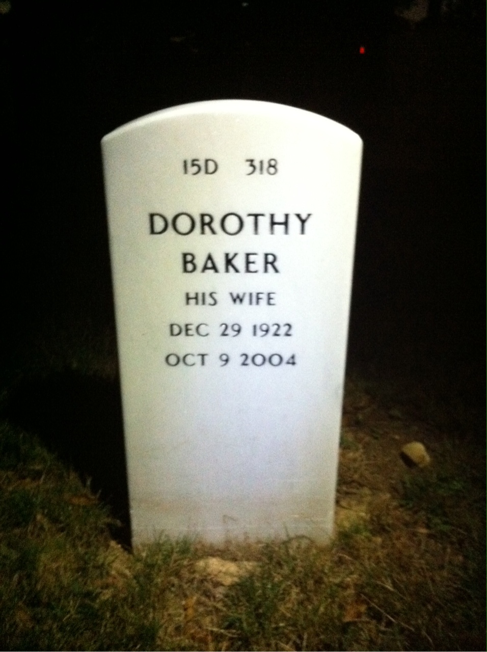 Back of headstone — Mason Wiers