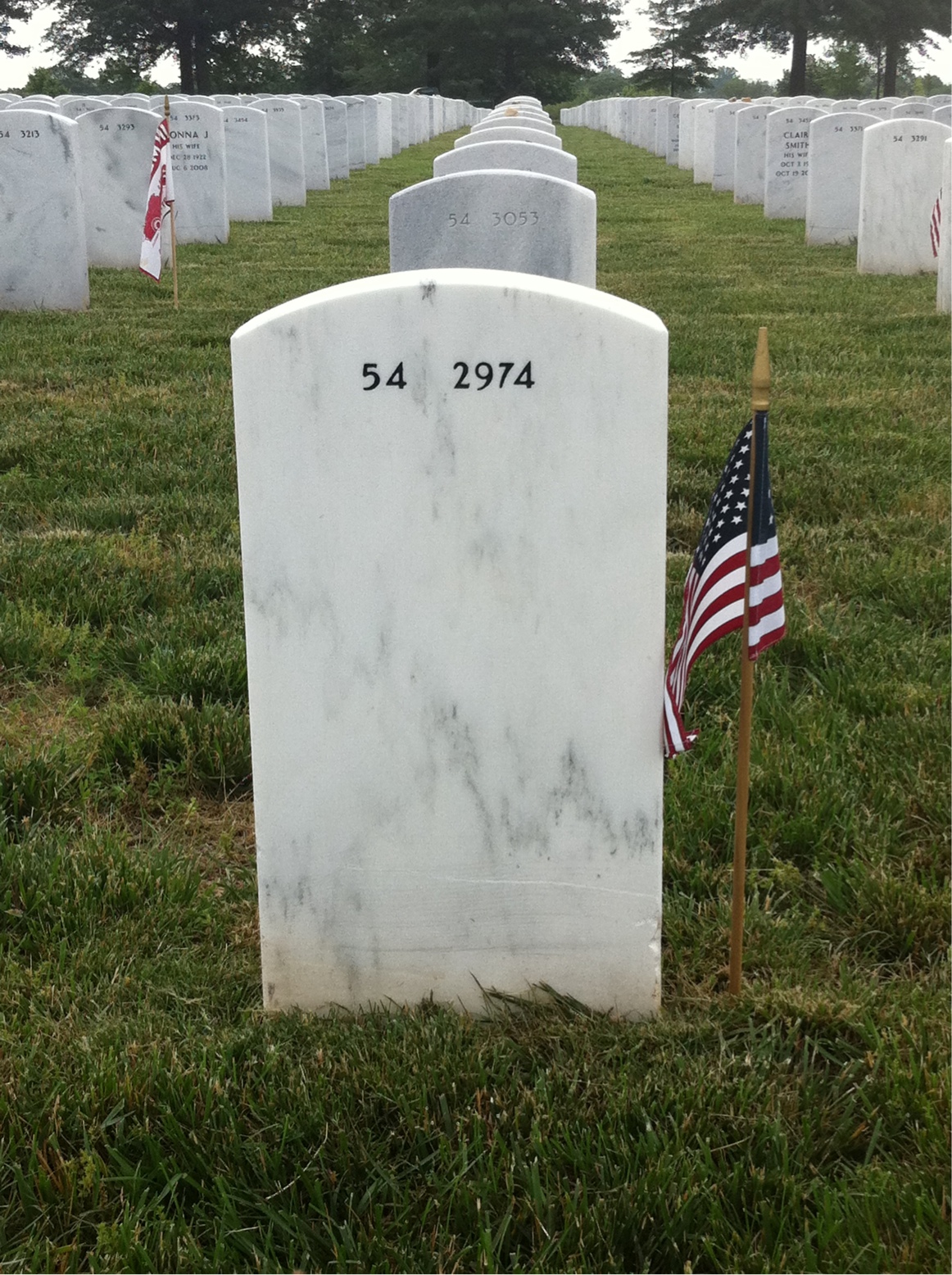 Back of headstone — John Rutter