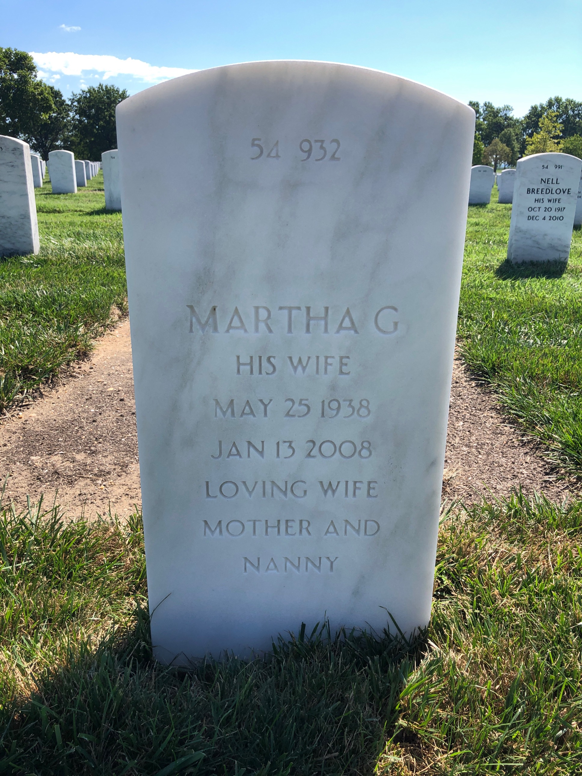 Back of headstone — Manuel Leal