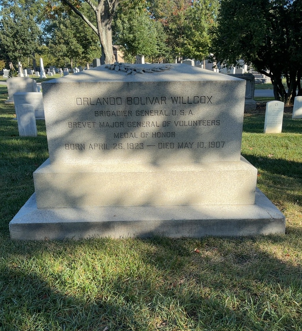 Headstone of Orlando Willcox