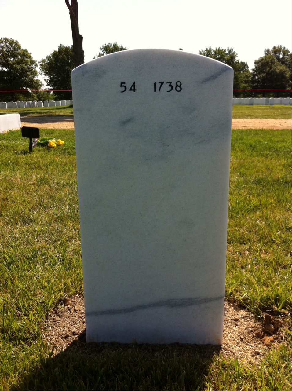 Back of headstone — John Mcintyre
