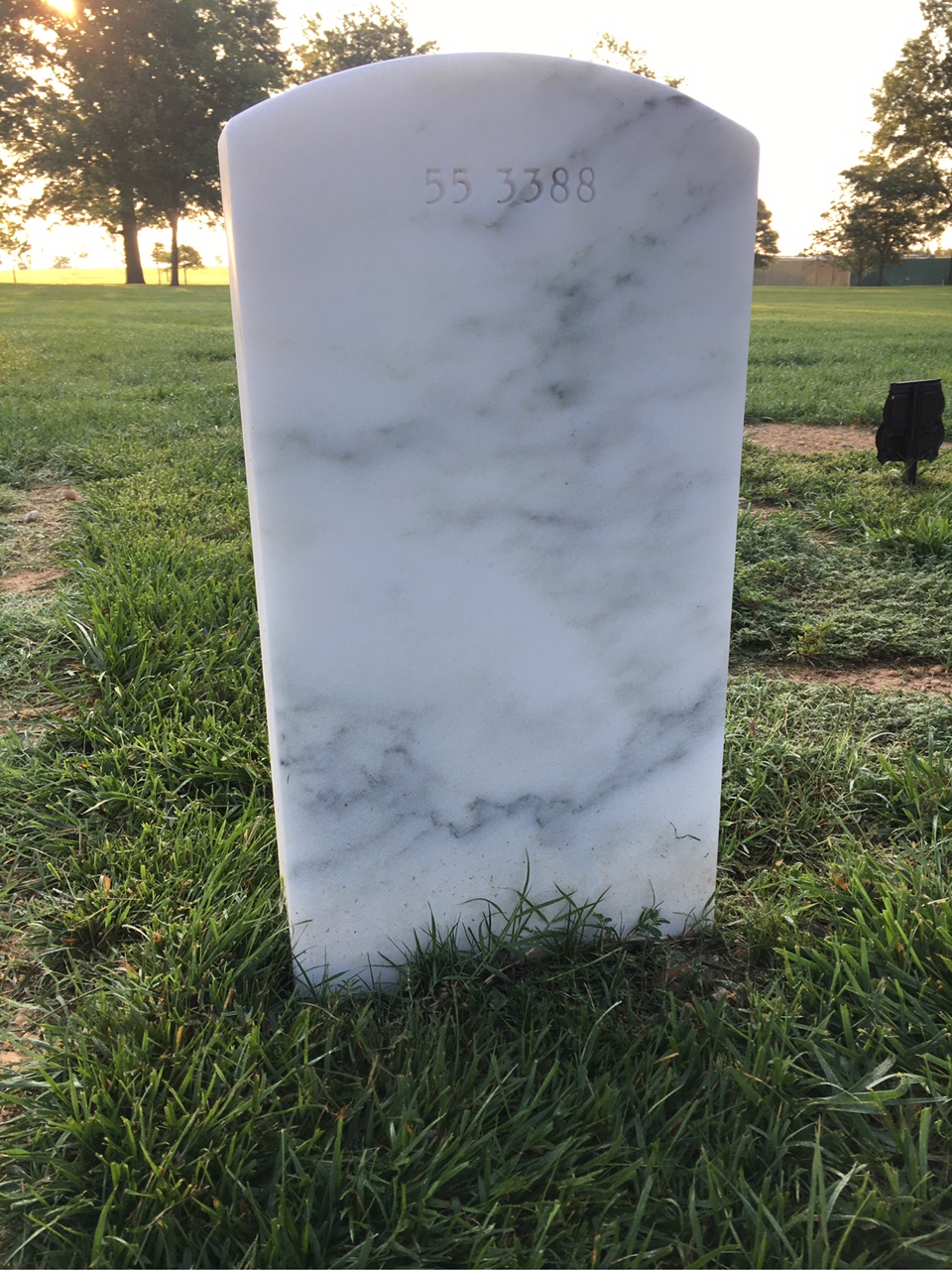Back of headstone — Younzetta O Paulk