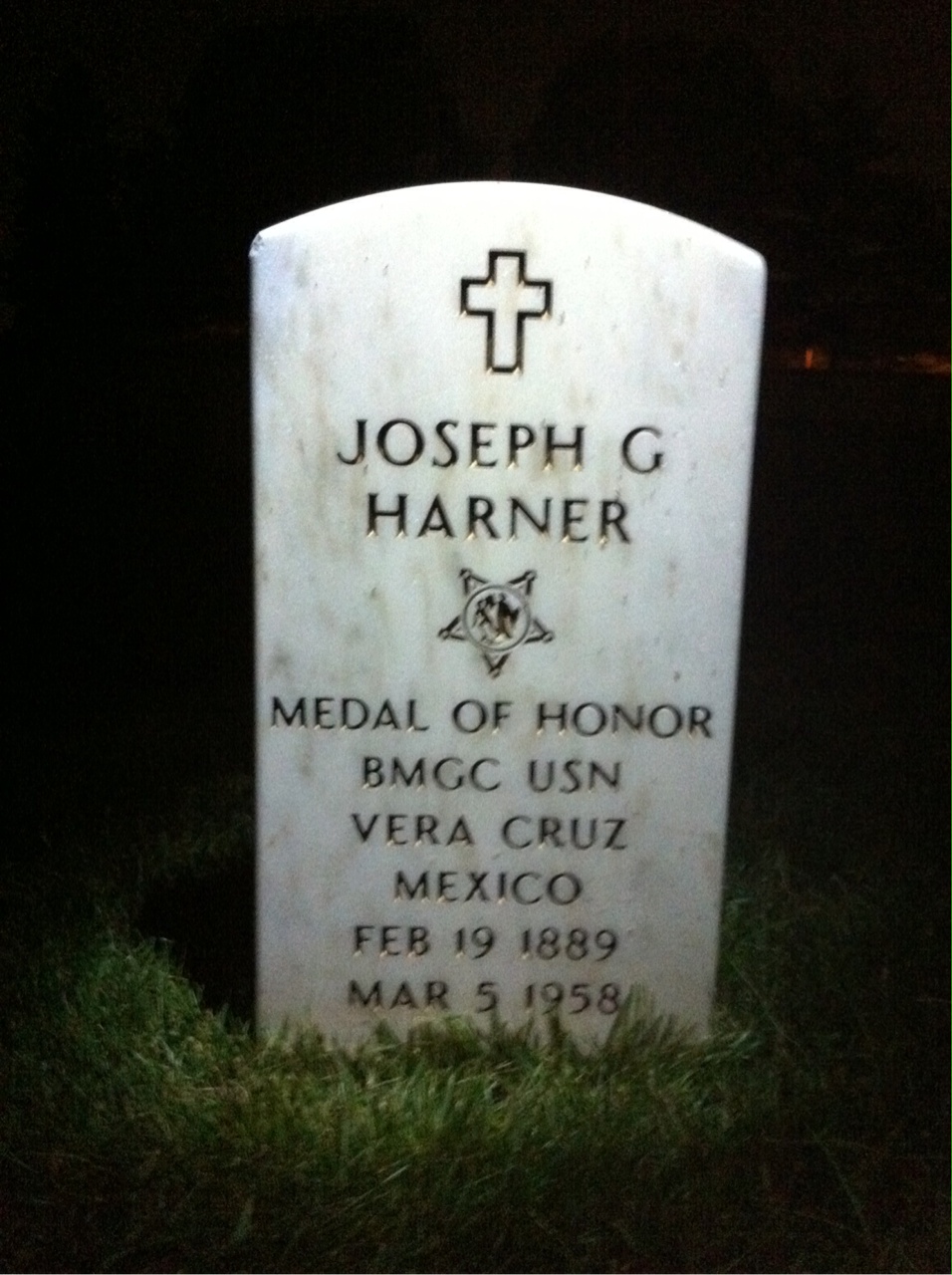 Headstone of Joseph Harner