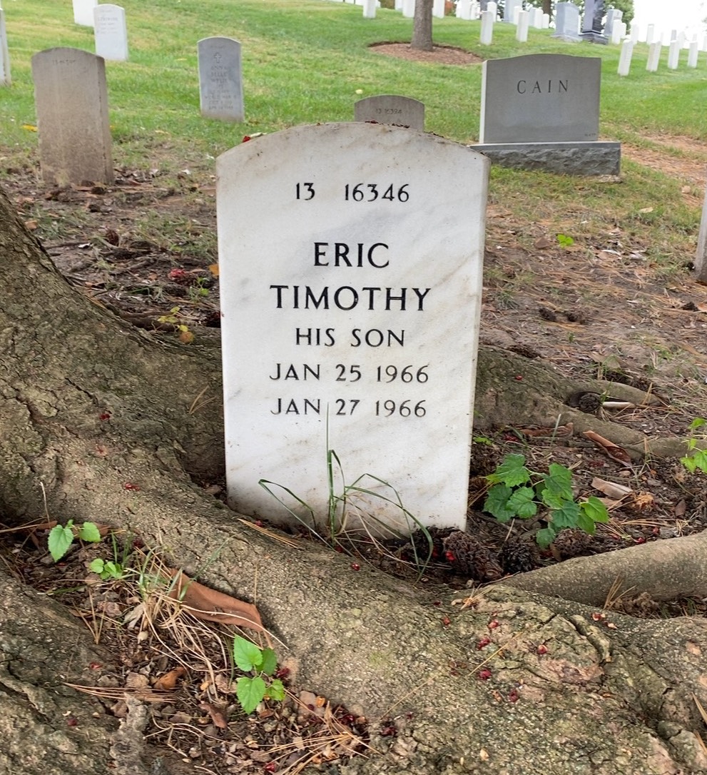 Back of headstone — Michael Wood