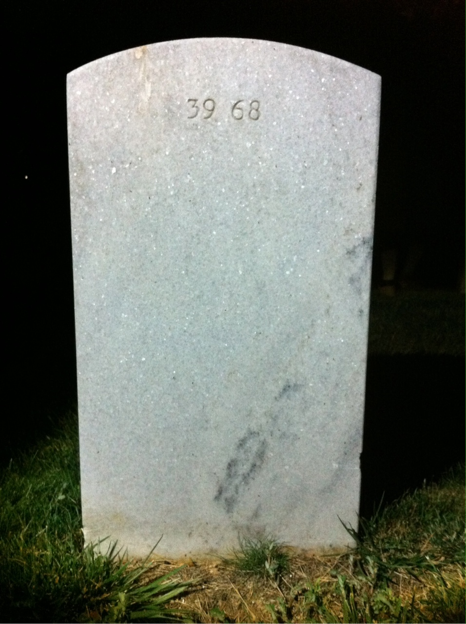 Back of headstone — Edward Morris