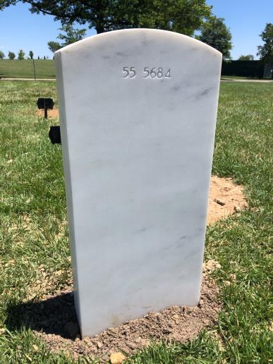 Back of headstone — Robert Latham