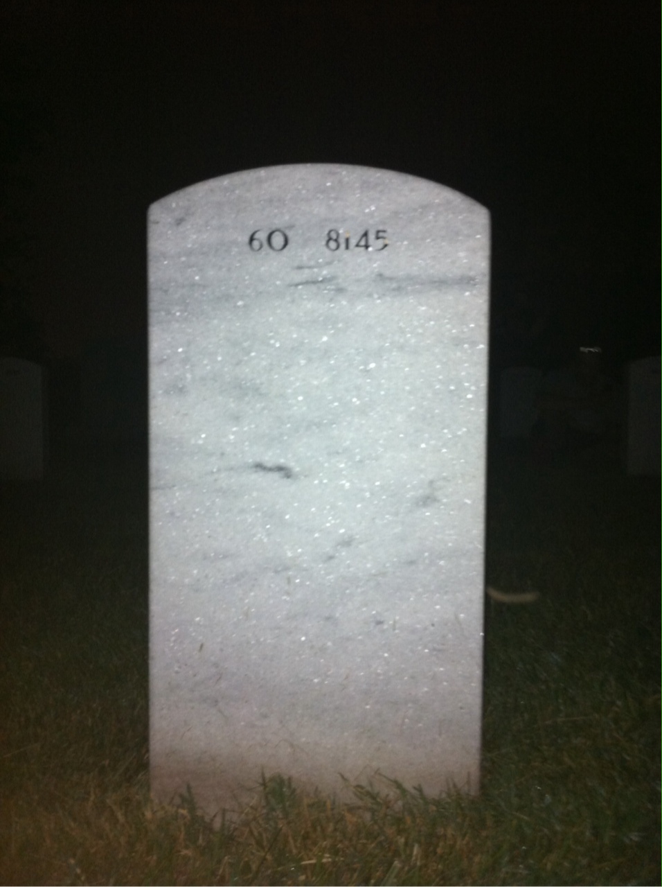 Back of headstone — Charles Payne