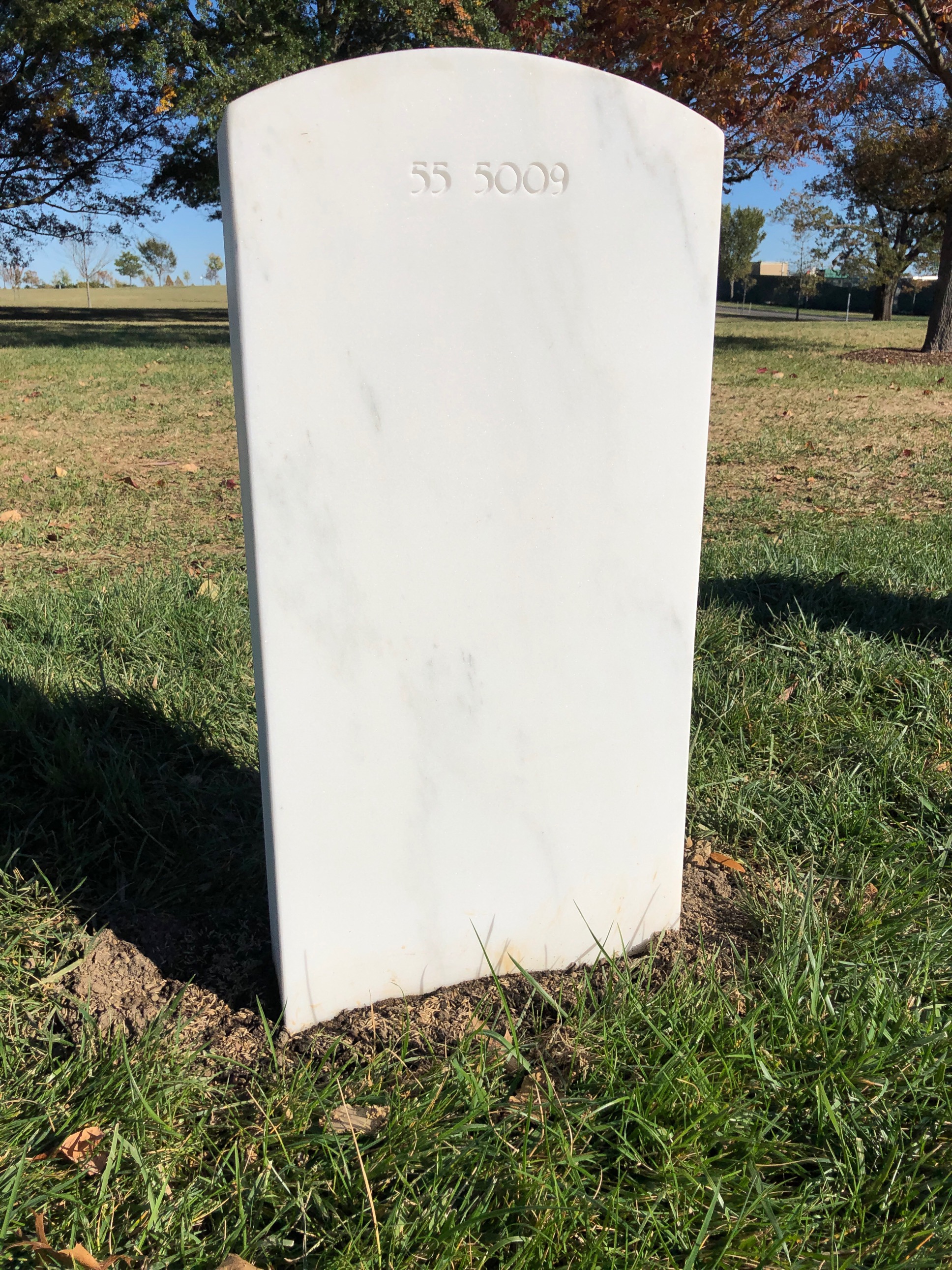Back of headstone — Paul Michael Westervelt