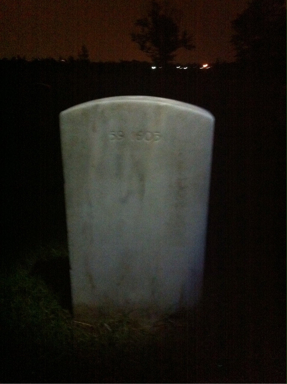 Back of headstone — Frances Bozzelli