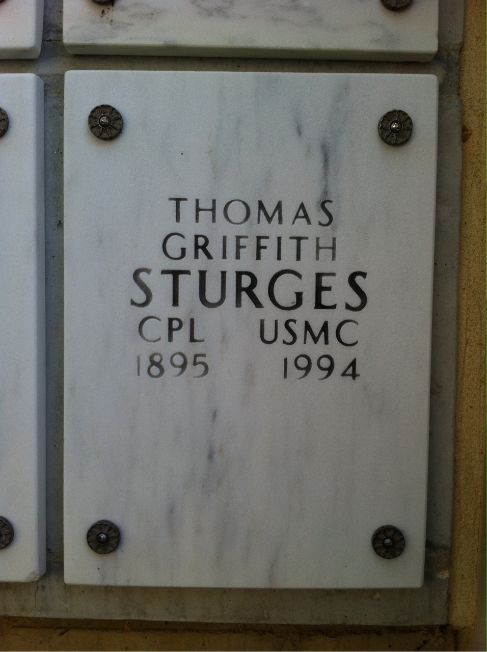 Thomas G Sturges