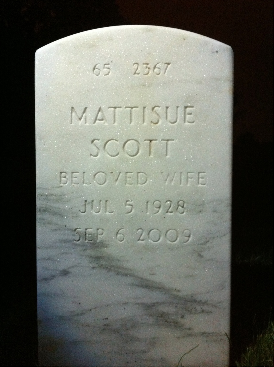 Back of headstone — Edwin Fuller