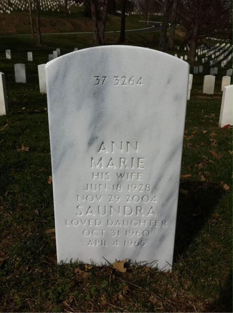 Back of headstone — Edison Hawkins