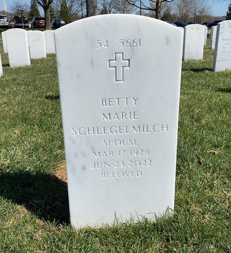 Back of headstone — Harold Noer