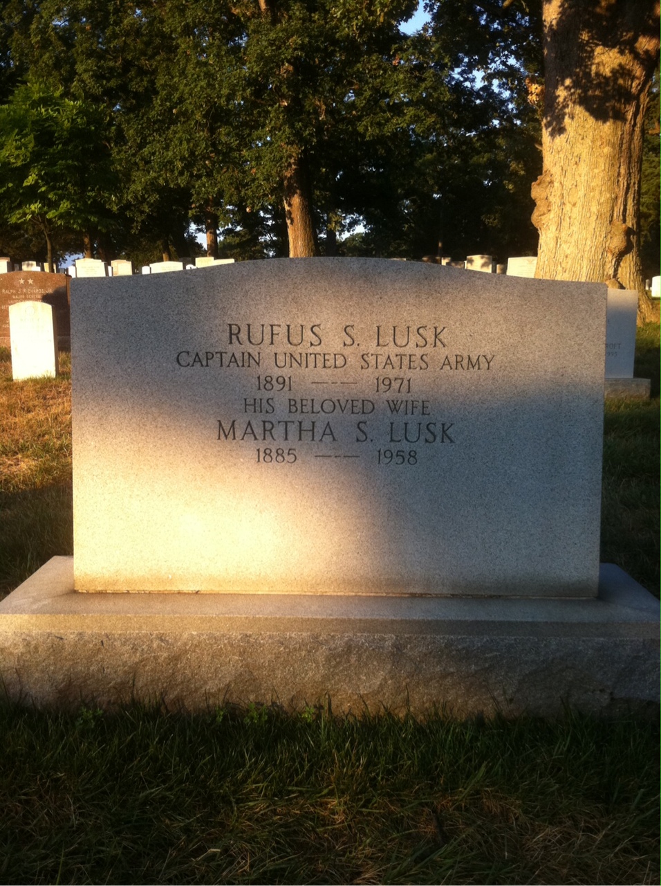 Rufus S Lusk