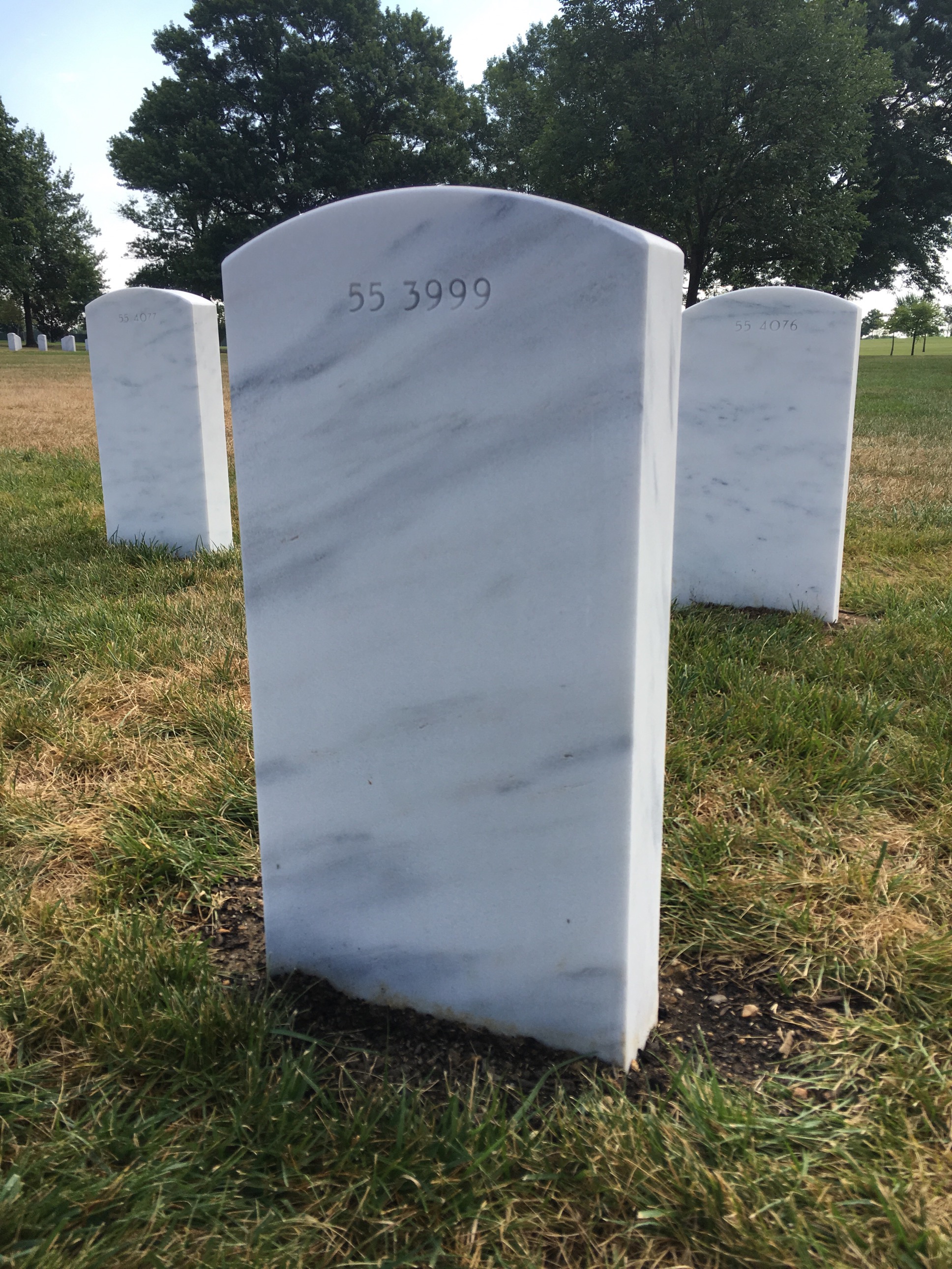 Back of headstone — Vincent Principe