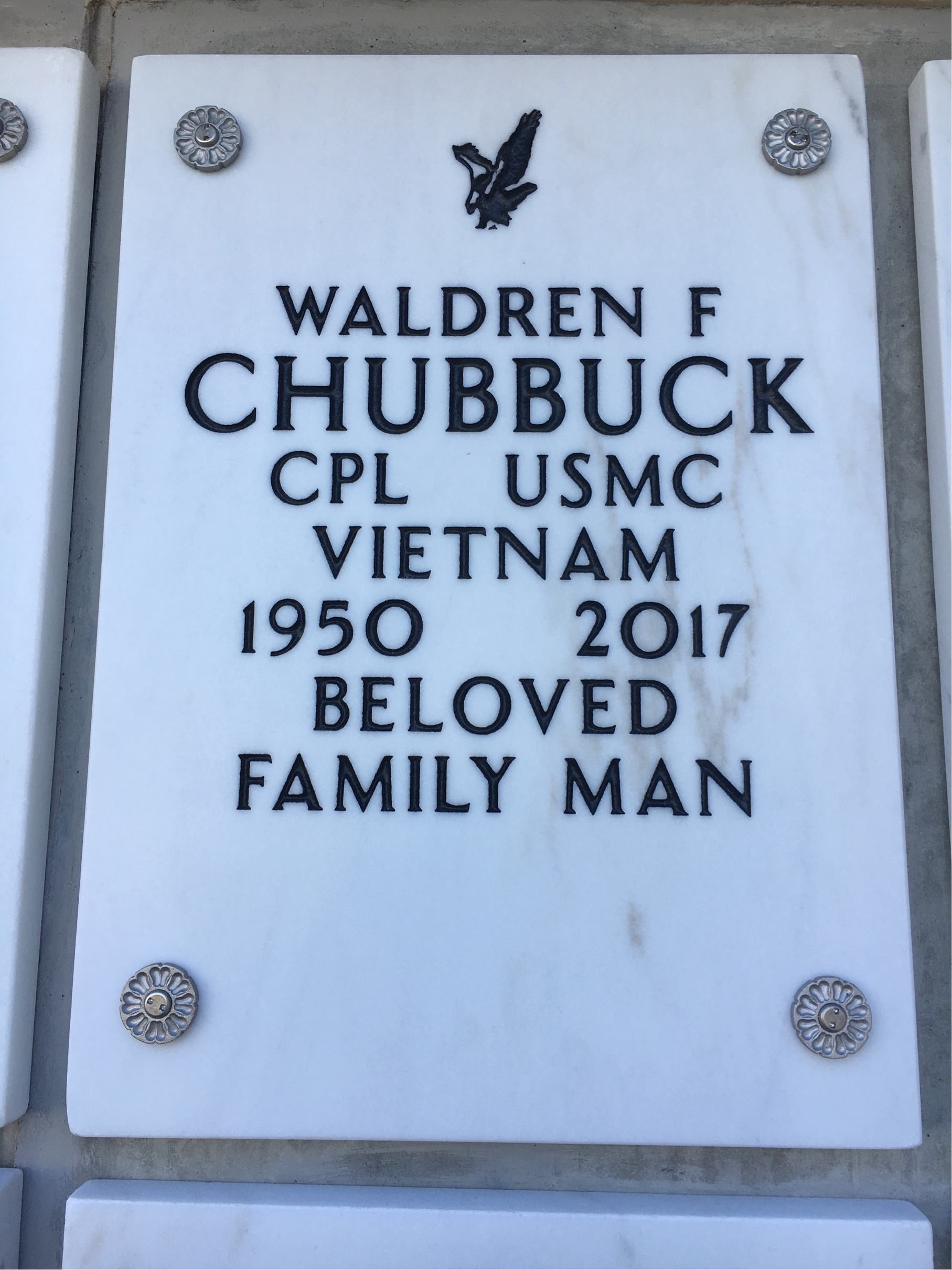 Waldren F Chubbuck
