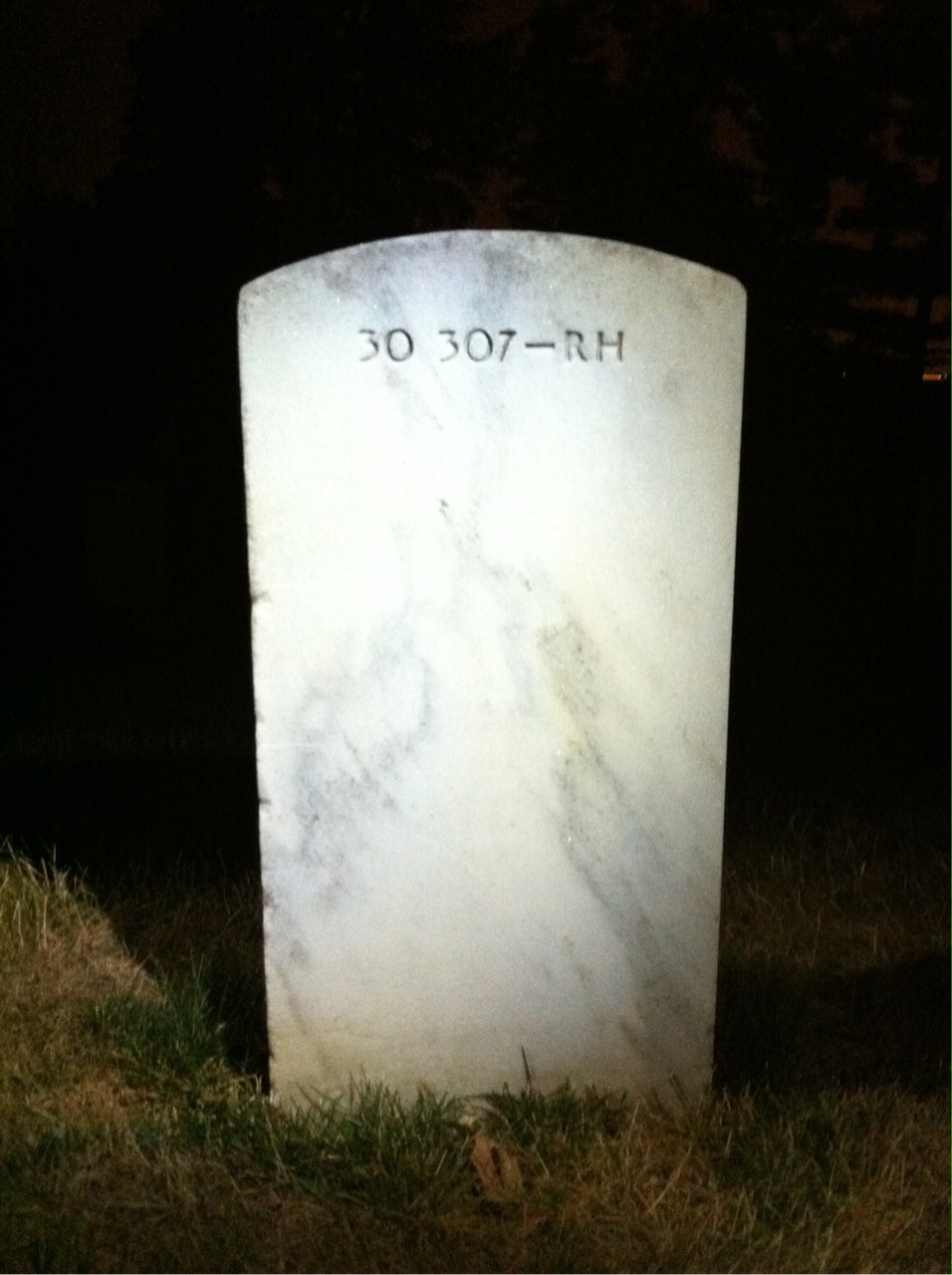 Back of headstone — Richard Bennison