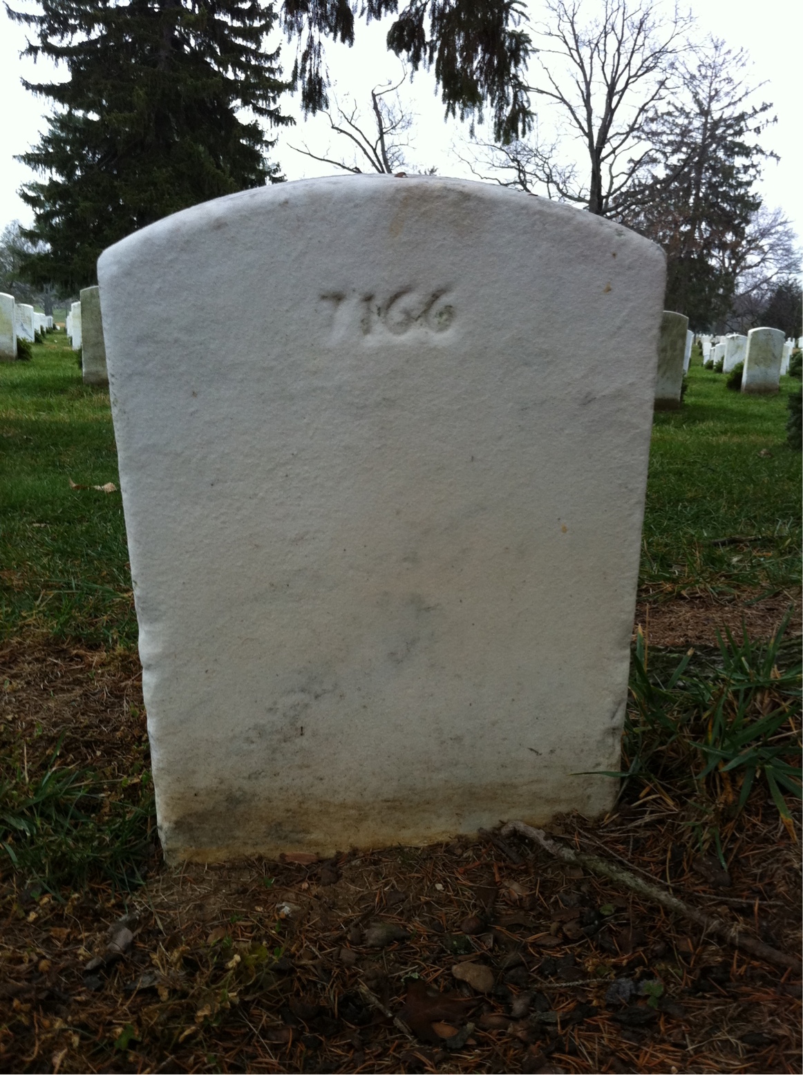 Back of headstone — Roy Morihiro