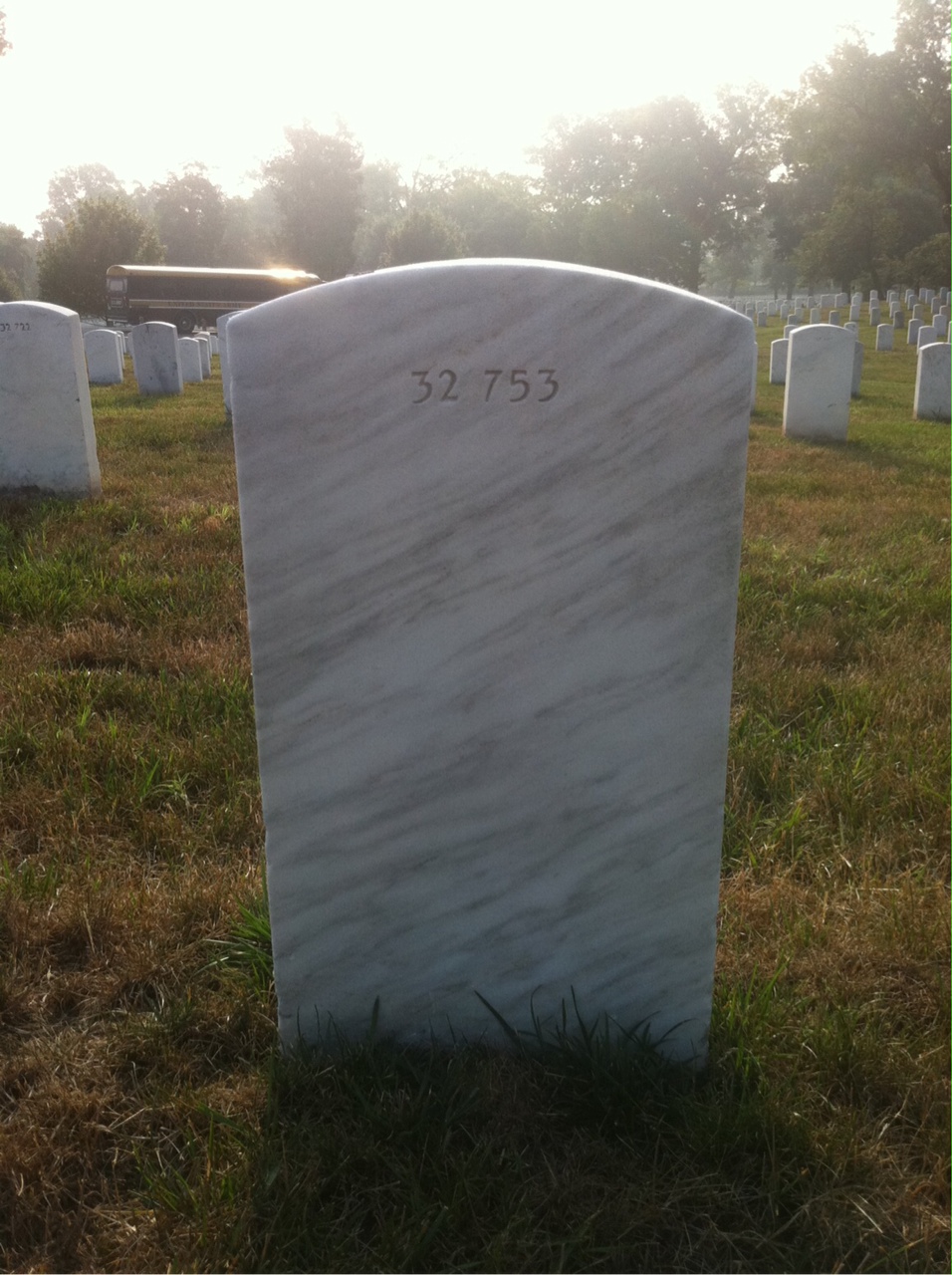 Back of headstone — Agnes O'Cain