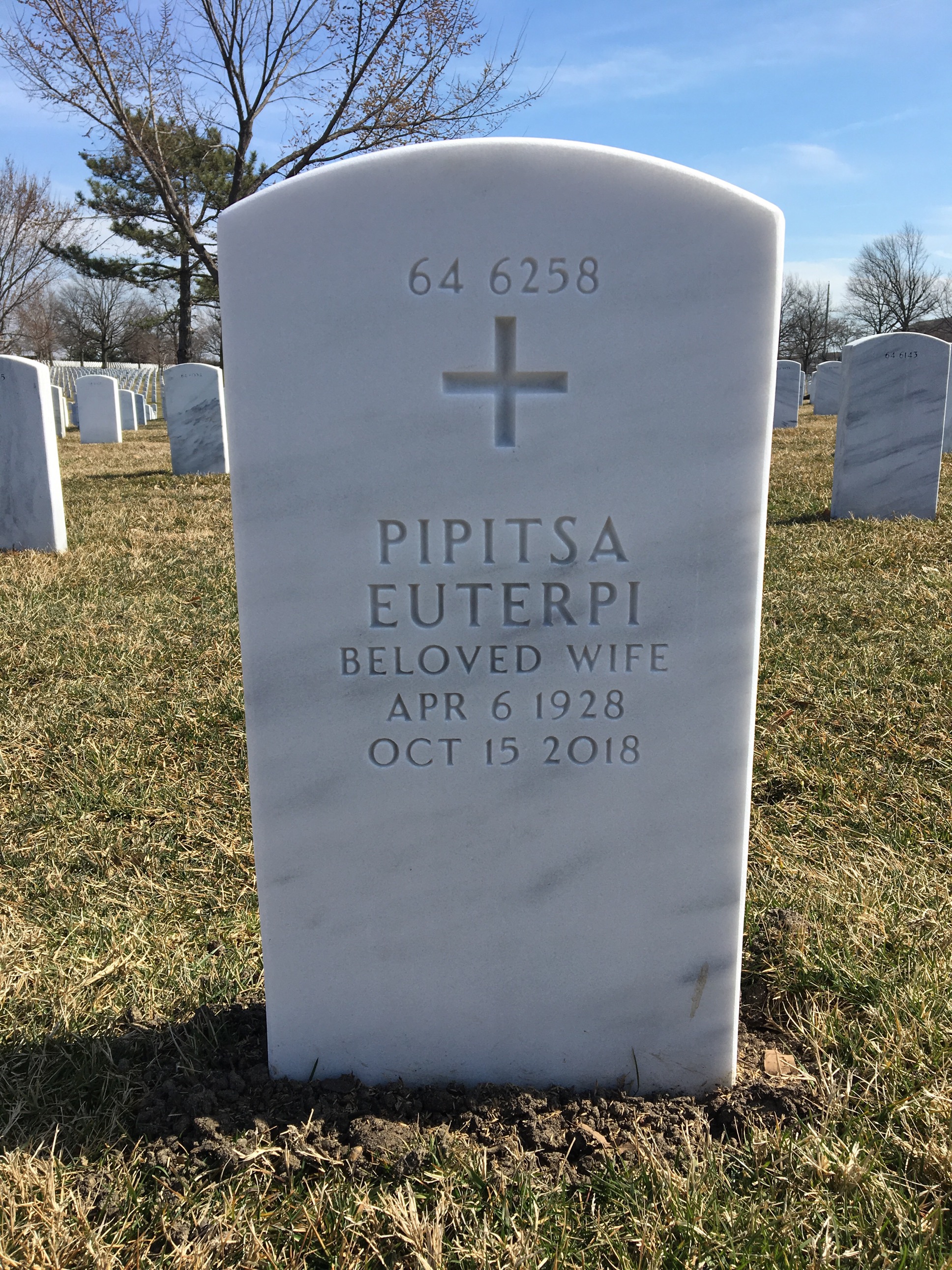 Back of headstone — John Morell