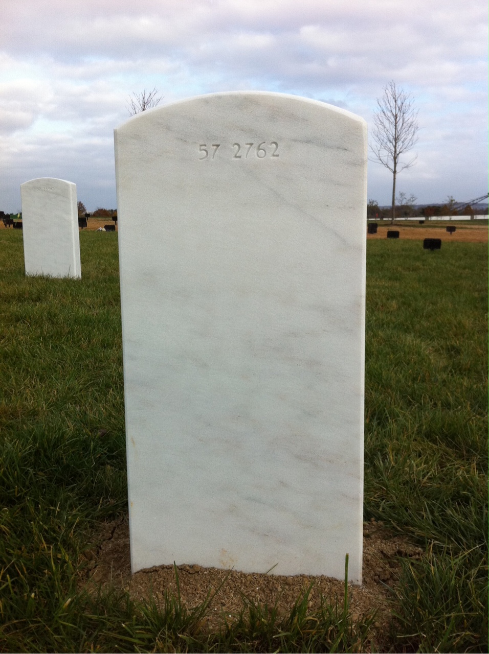 Back of headstone — Reginald Banks