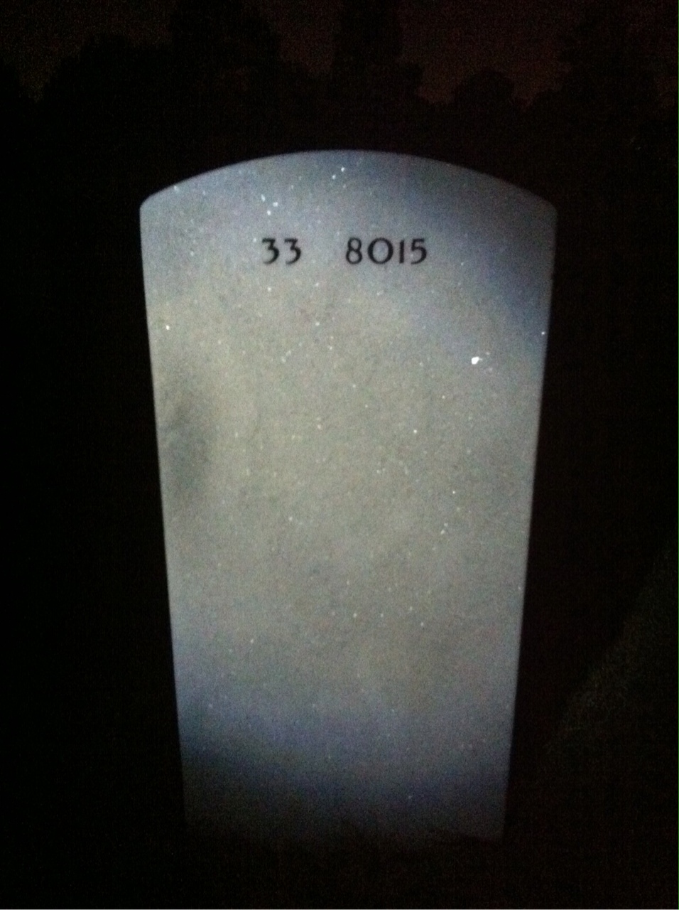 Back of headstone — Harry Cohen